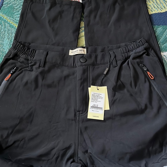 Camii Mia Women's Winter Warm Slim Windproof Waterproof Fleece Pants W36 x 30L - Picture 8 of 12